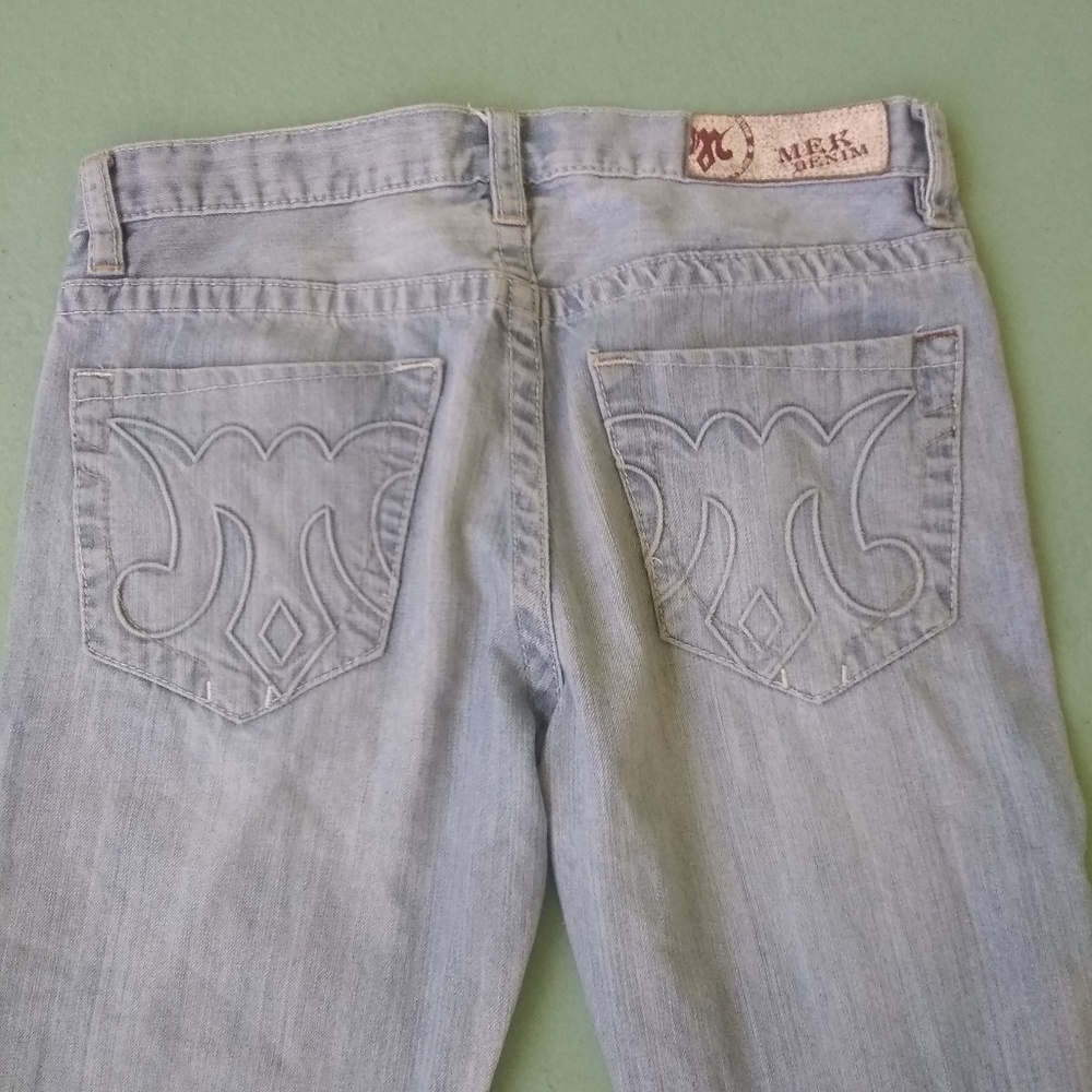 Mek dnm denim Brant straight 34 x 34 light wash